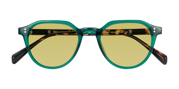 Front of Cotaii in Emerald/Tortoise