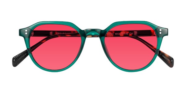 Front of Cotaii in Emerald/Tortoise