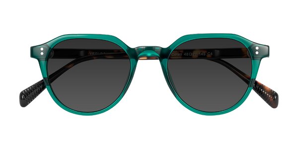 Front of Cotaii in Emerald/Tortoise