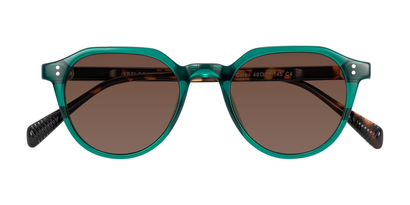 Cotaii - Emerald/Tortoise Tinted Sunglasses