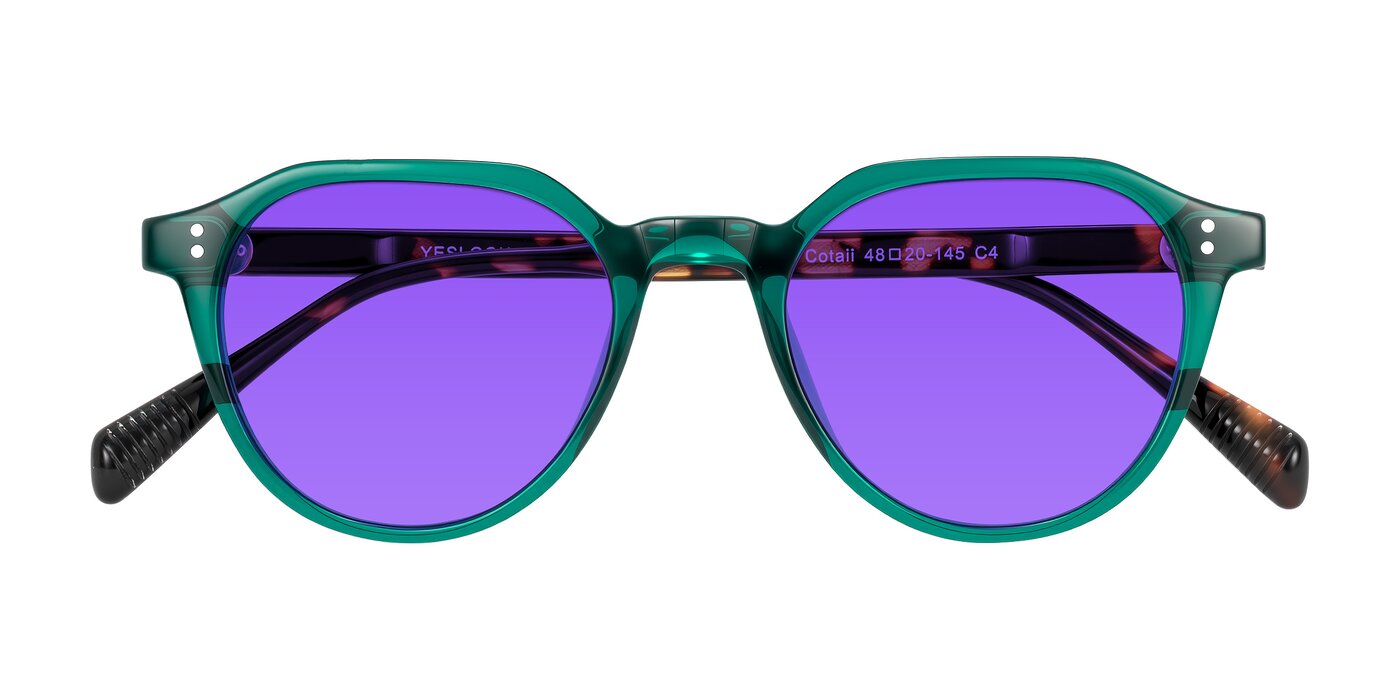Cotaii - Emerald/Tortoise Tinted Sunglasses