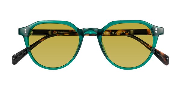 Front of Cotaii in Emerald/Tortoise