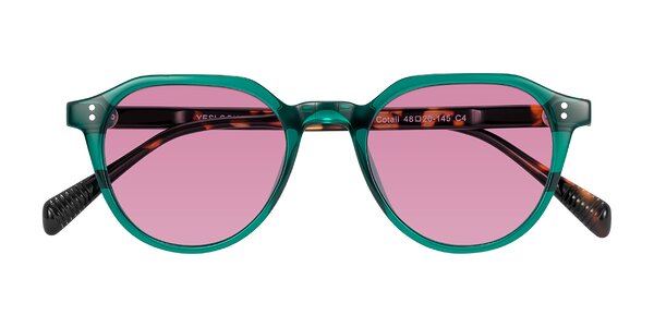 Front of Cotaii in Emerald/Tortoise