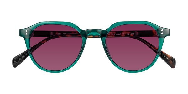 Front of Cotaii in Emerald/Tortoise