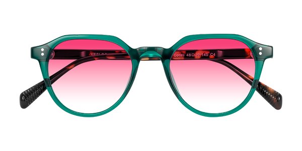 Front of Cotaii in Emerald/Tortoise