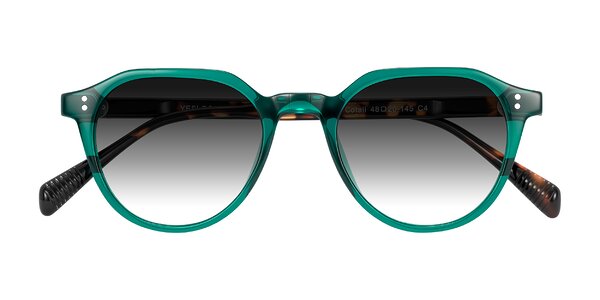 Front of Cotaii in Emerald/Tortoise