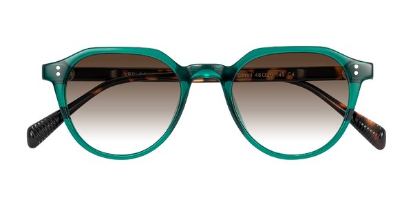 Front of Cotaii in Emerald/Tortoise