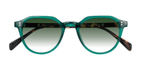Front of Cotaii in Emerald/Tortoise