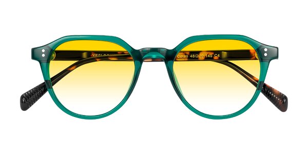 Front of Cotaii in Emerald/Tortoise