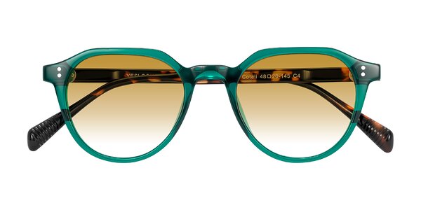 Front of Cotaii in Emerald/Tortoise