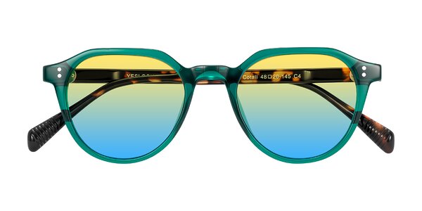 Front of Cotaii in Emerald/Tortoise
