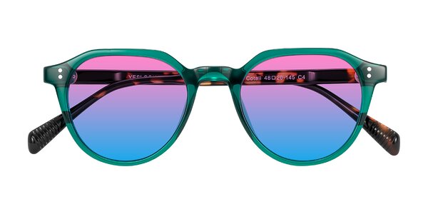Front of Cotaii in Emerald/Tortoise