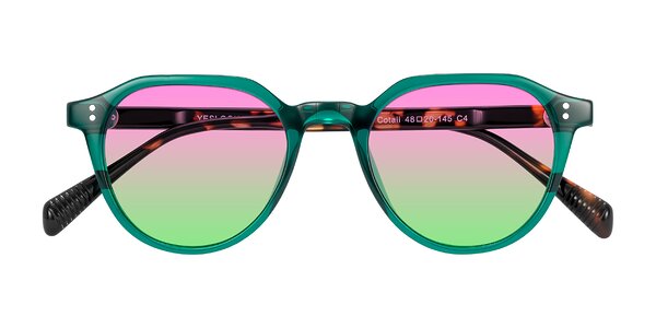 Front of Cotaii in Emerald/Tortoise