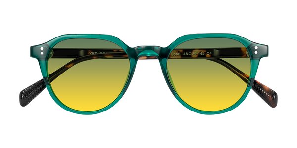 Front of Cotaii in Emerald/Tortoise