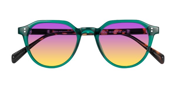 Front of Cotaii in Emerald/Tortoise