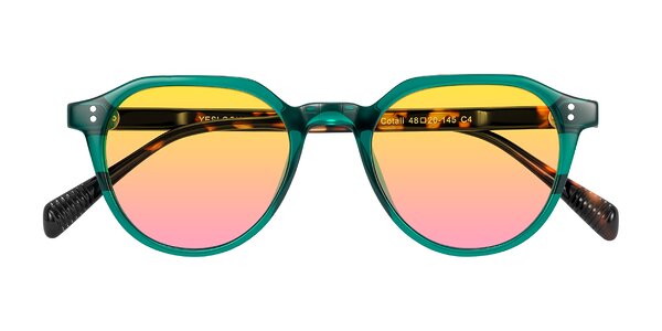 Front of Cotaii in Emerald/Tortoise