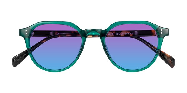 Front of Cotaii in Emerald/Tortoise
