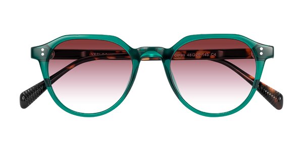 Front of Cotaii in Emerald/Tortoise