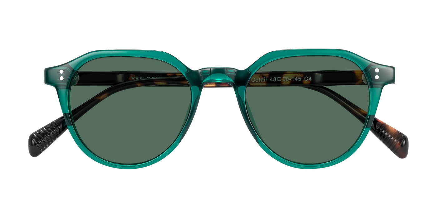 Cotaii - Emerald/Tortoise Polarized Sunglasses