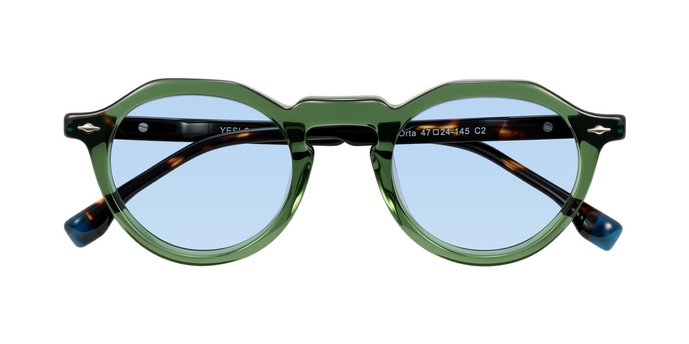 Orta - Green/Tortoise Tinted Sunglasses
