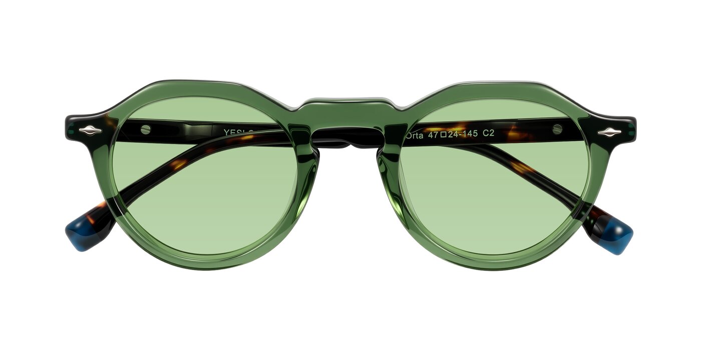 Orta - Green/Tortoise Tinted Sunglasses