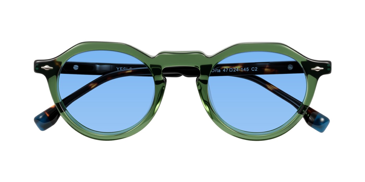Orta - Green/Tortoise Tinted Sunglasses