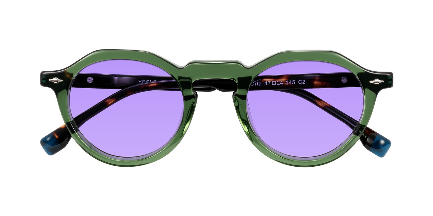 Orta - Green/Tortoise Tinted Sunglasses