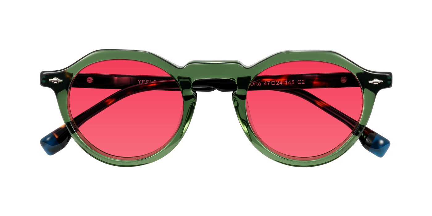 Orta - Green/Tortoise Tinted Sunglasses