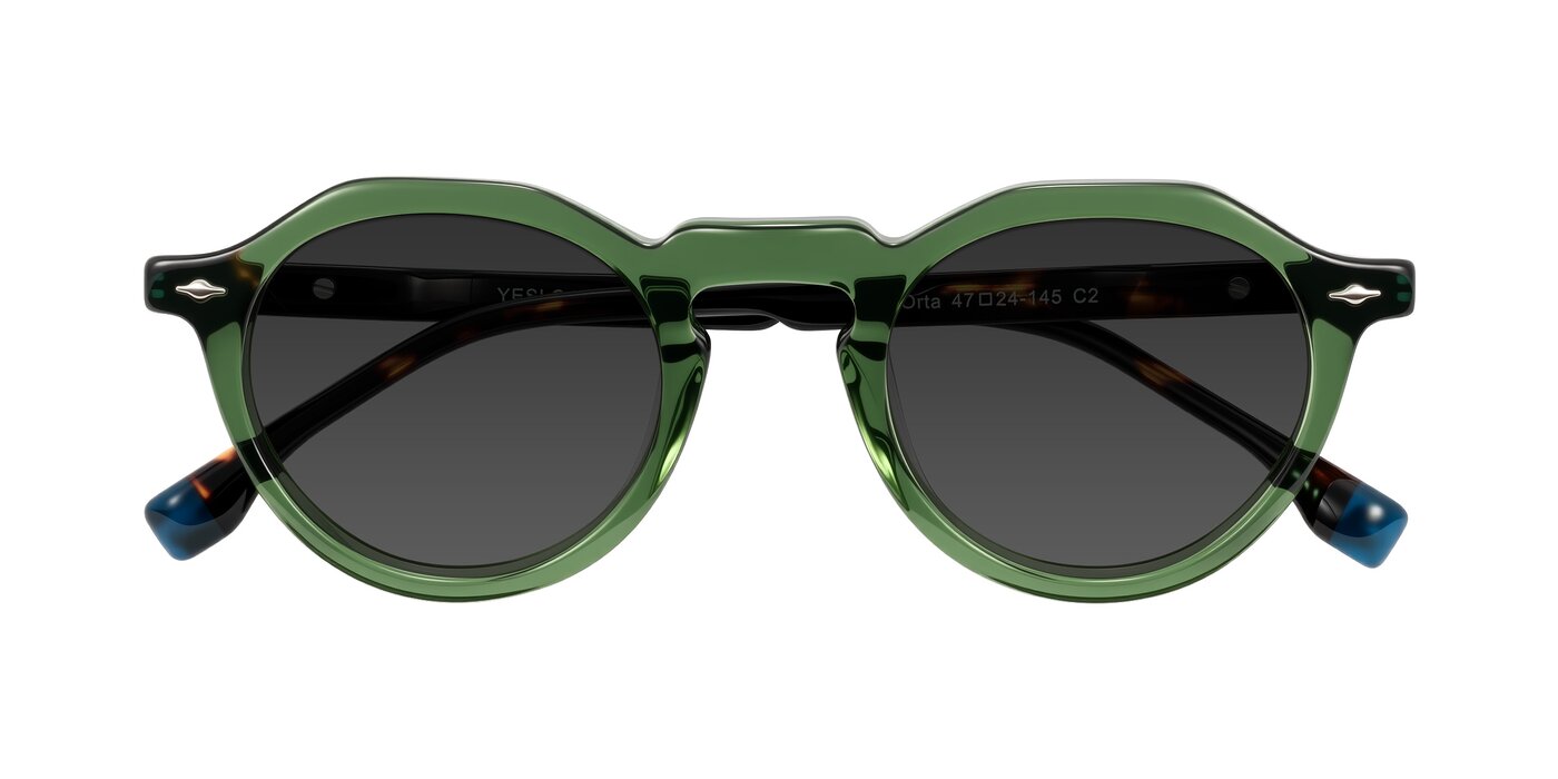 Orta - Green/Tortoise Tinted Sunglasses