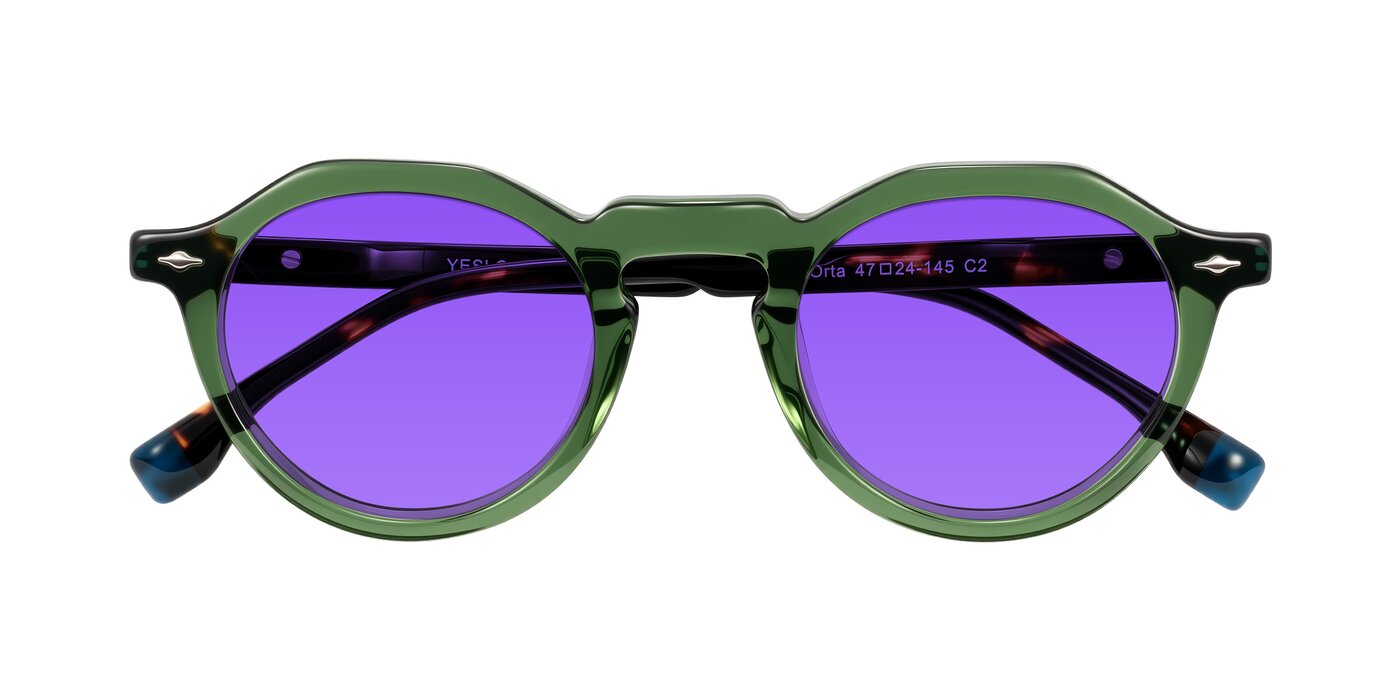 Orta - Green/Tortoise Tinted Sunglasses