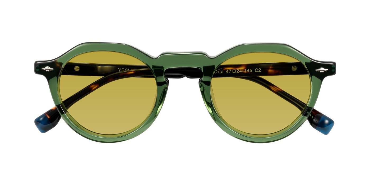 Orta - Green/Tortoise Tinted Sunglasses
