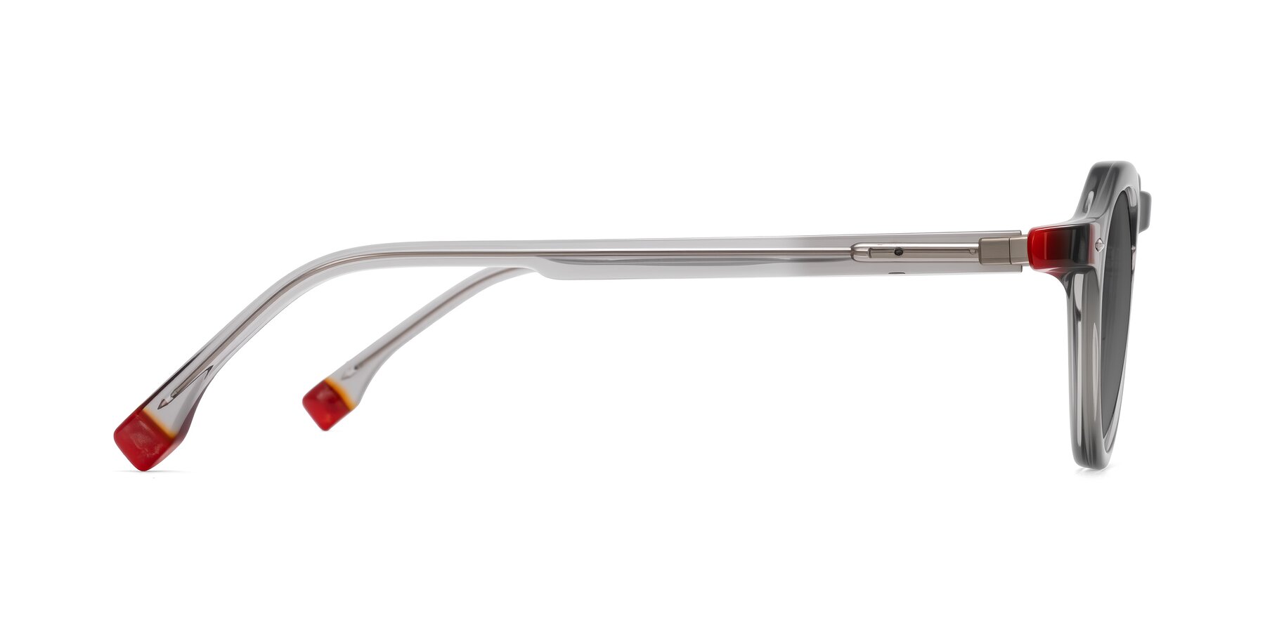 Side of Orta in Gray with Medium Gray Tinted Lenses