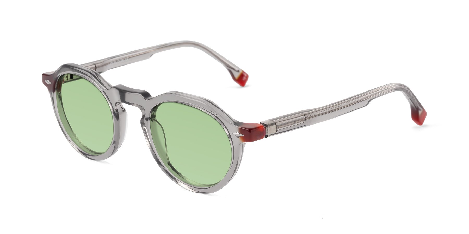 Angle of Orta in Gray with Medium Green Tinted Lenses