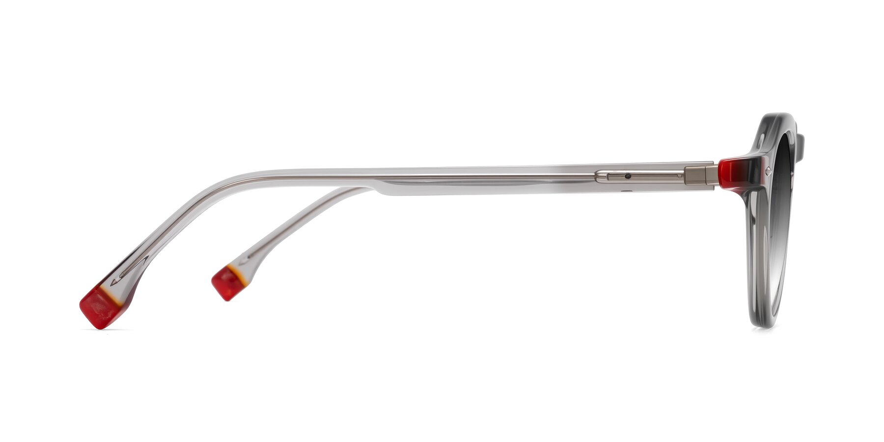 Side of Orta in Gray with Gray Gradient Lenses