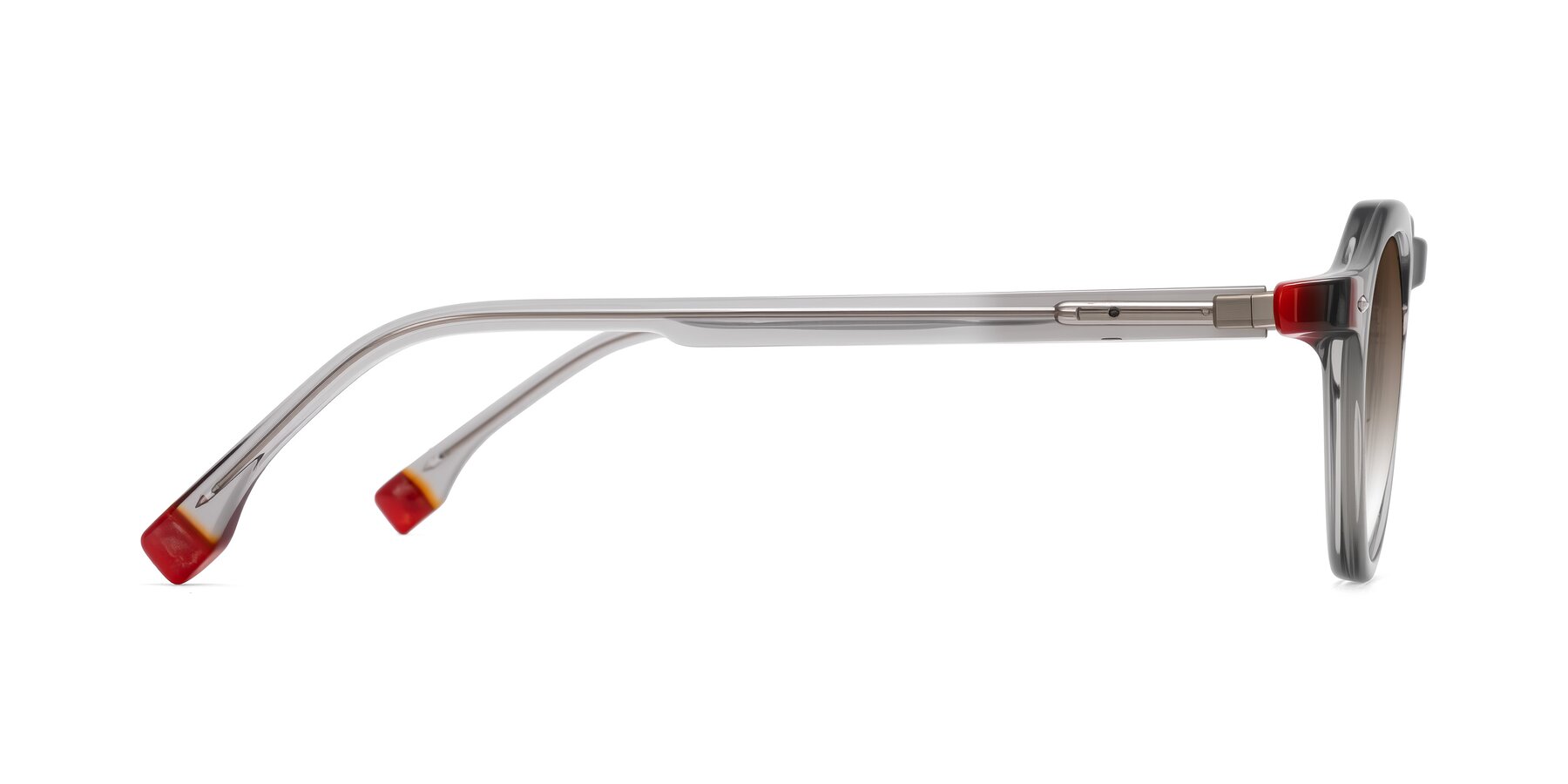 Side of Orta in Gray with Brown Gradient Lenses