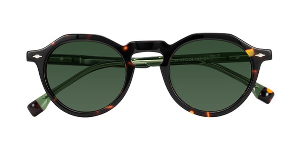 Front of Orta in Tortoise/Green