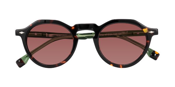 Front of Orta in Tortoise/Green