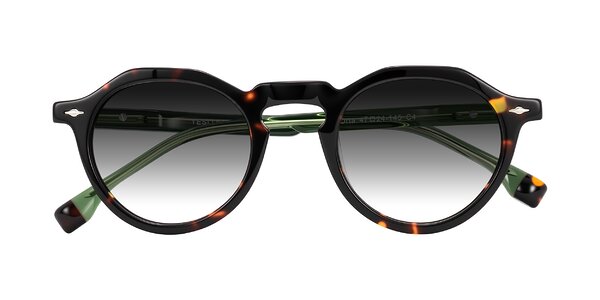 Front of Orta in Tortoise/Green