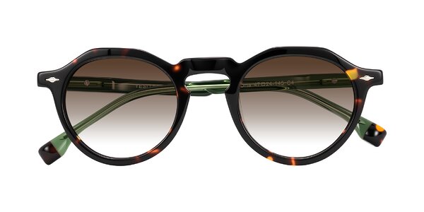 Front of Orta in Tortoise/Green