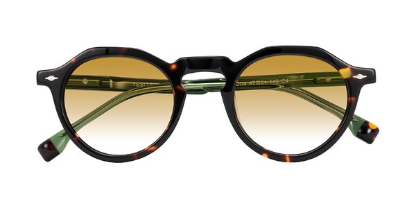 Front of Orta in Tortoise/Green