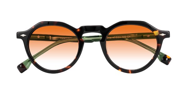 Front of Orta in Tortoise/Green