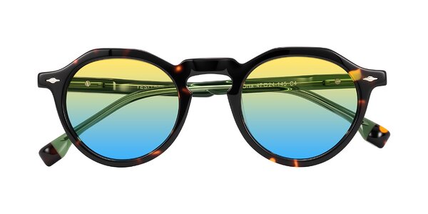Front of Orta in Tortoise/Green