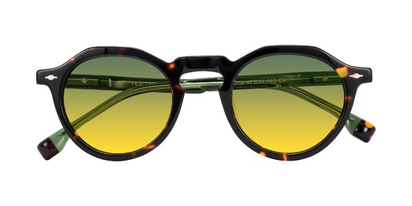 Front of Orta in Tortoise/Green
