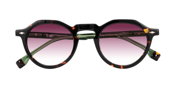 Front of Orta in Tortoise/Green