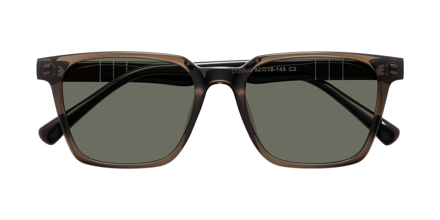 Doelum - Brown Polarized Sunglasses