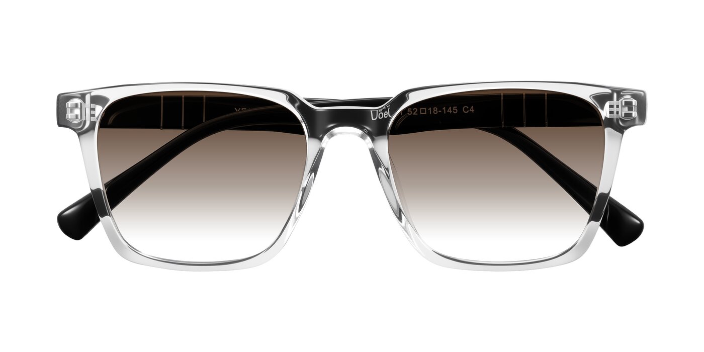 Doelum - Clear/Black Gradient Sunglasses