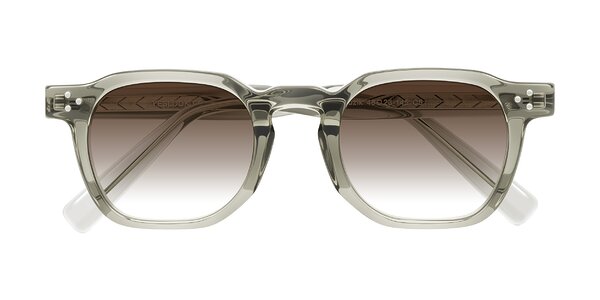 Front of Muzik in Light Gray to Charcoal Shift