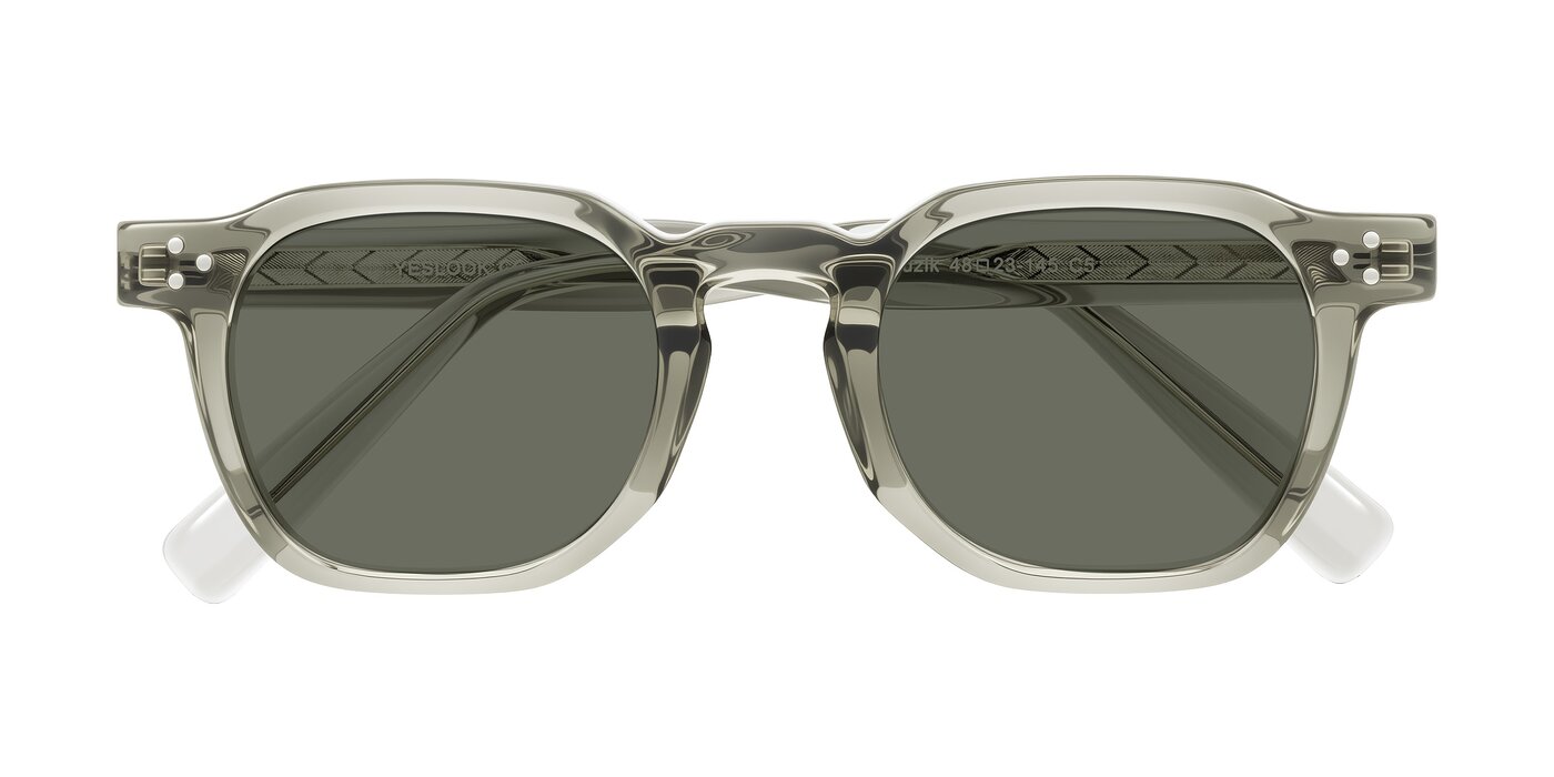 Muzik - Light Gray to Charcoal Shift Polarized Sunglasses