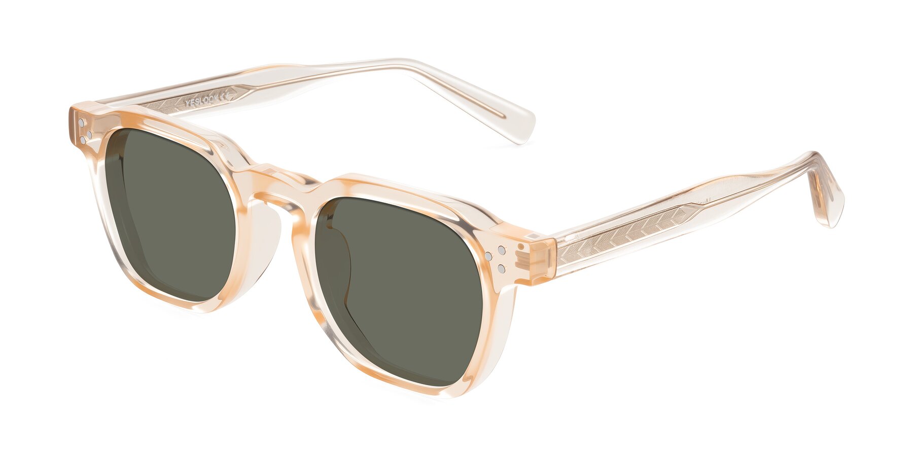 Angle of Muzik in Coral to Vermilion Shift with Gray Polarized Lenses