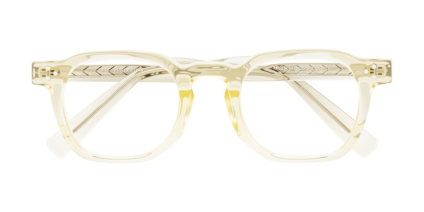 Muzik - Champagne to Tan Shift Eyeglasses